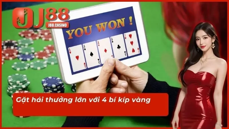 Gặt hái thưởng lớn với 4 bí kíp vàng